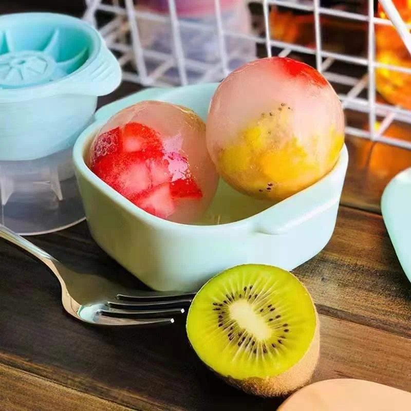 1/2pcs Silicone Round Ice Puck - Ice Mold Sphere ulasan dan harga