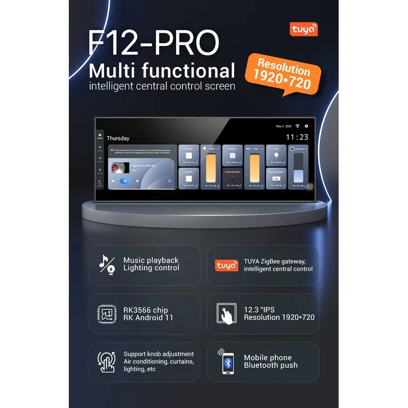 Tuya Smart Home 12 Inch Centra - Home Bar Android ulasan dan harga