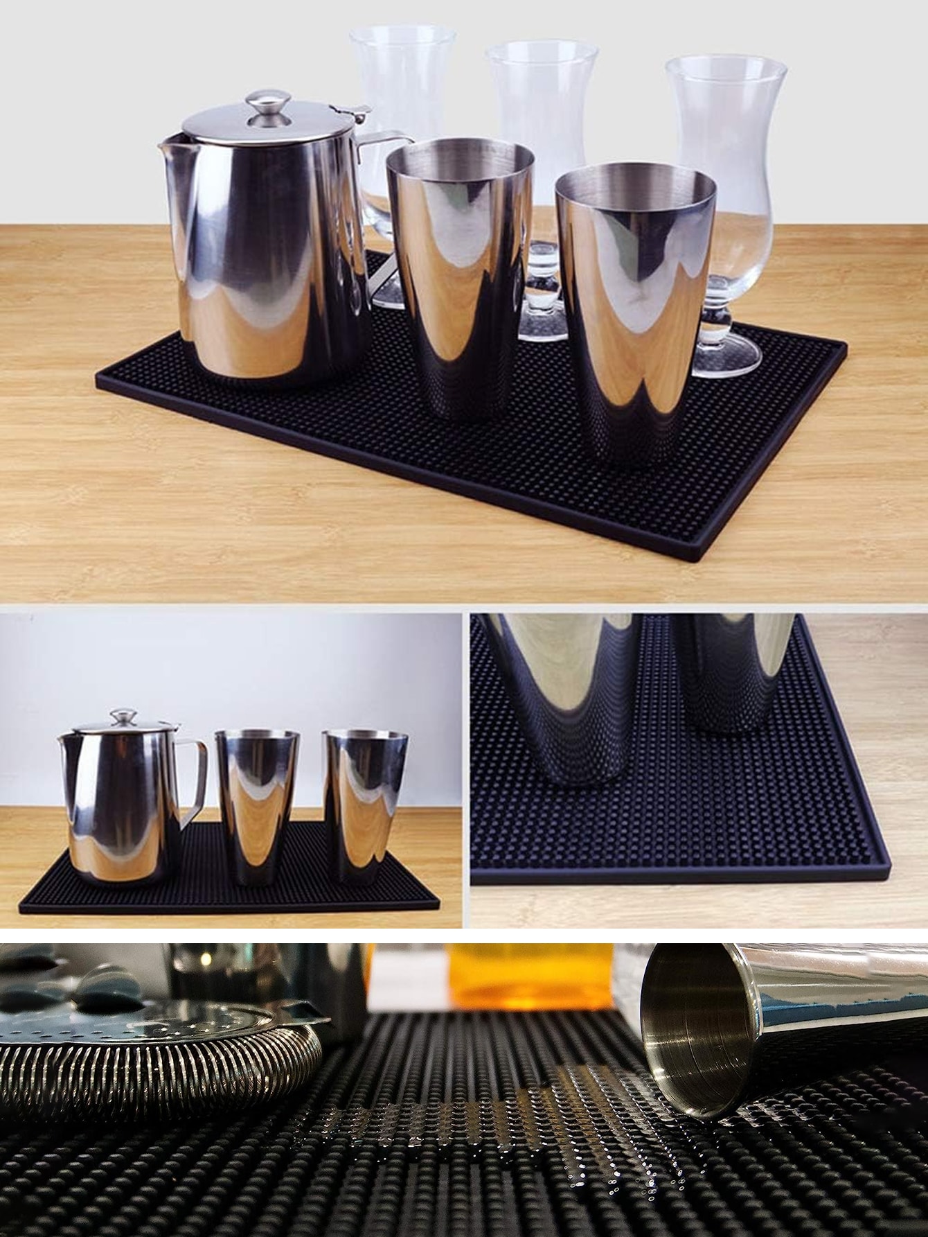 Leeseph Bar Mat, Rubber Dish D - Bar Mat Rubber ulasan dan harga
