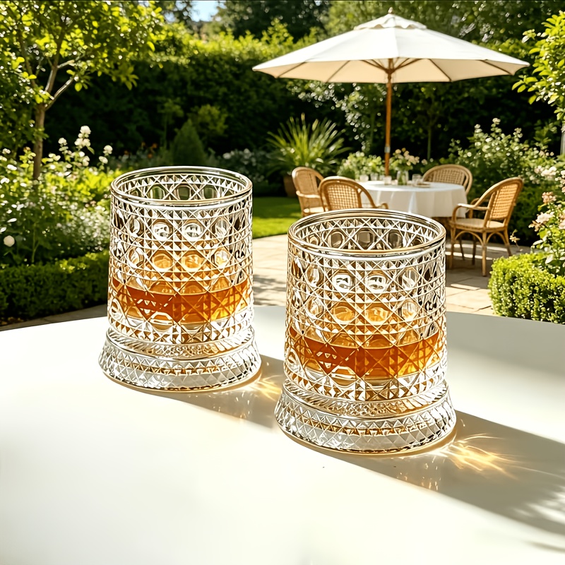 2-Piece Crystal Whiskey Glass  - Home Bar Set ulasan dan harga