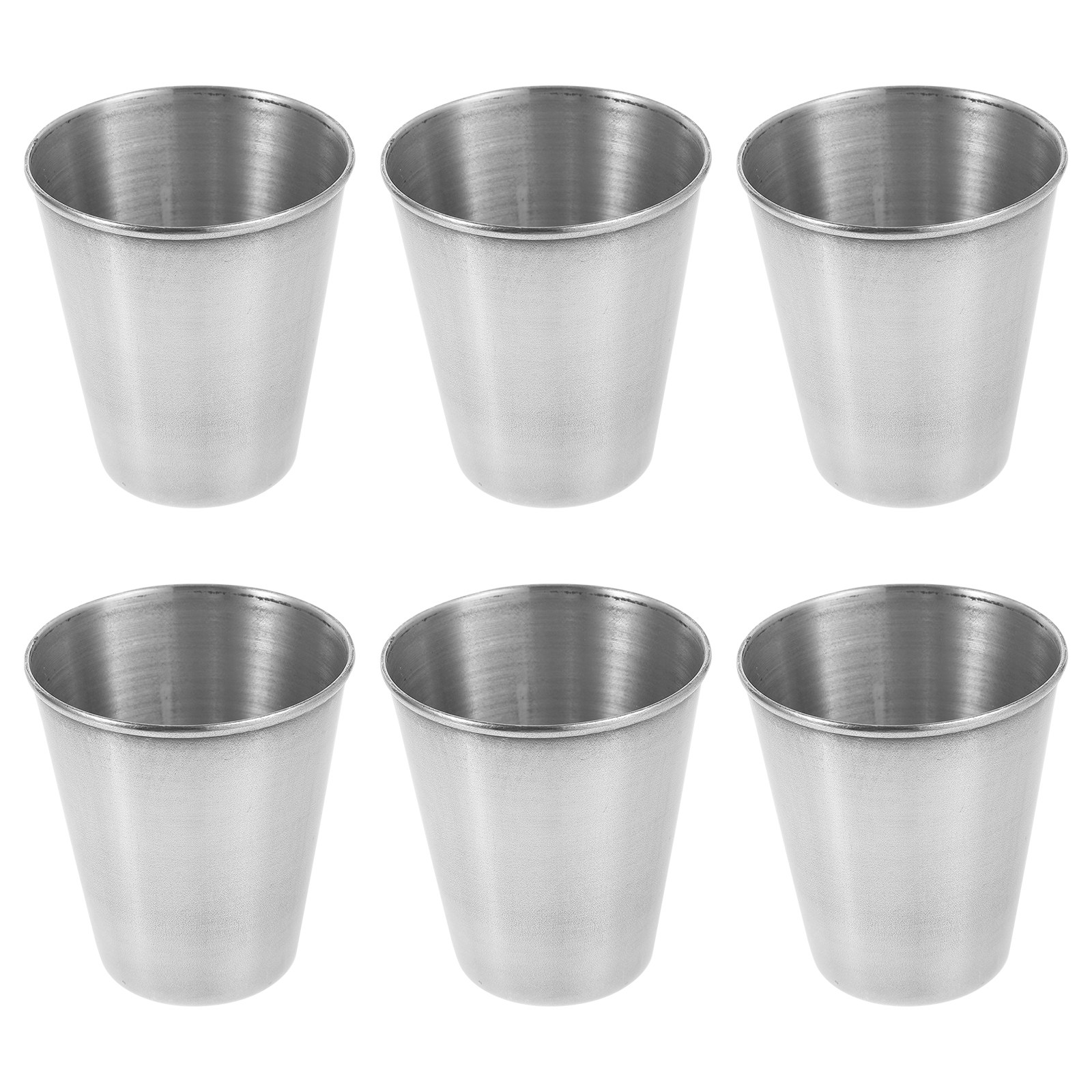 6Pcs Stainless Steel Shot Glas - Home Bar Set ulasan dan harga