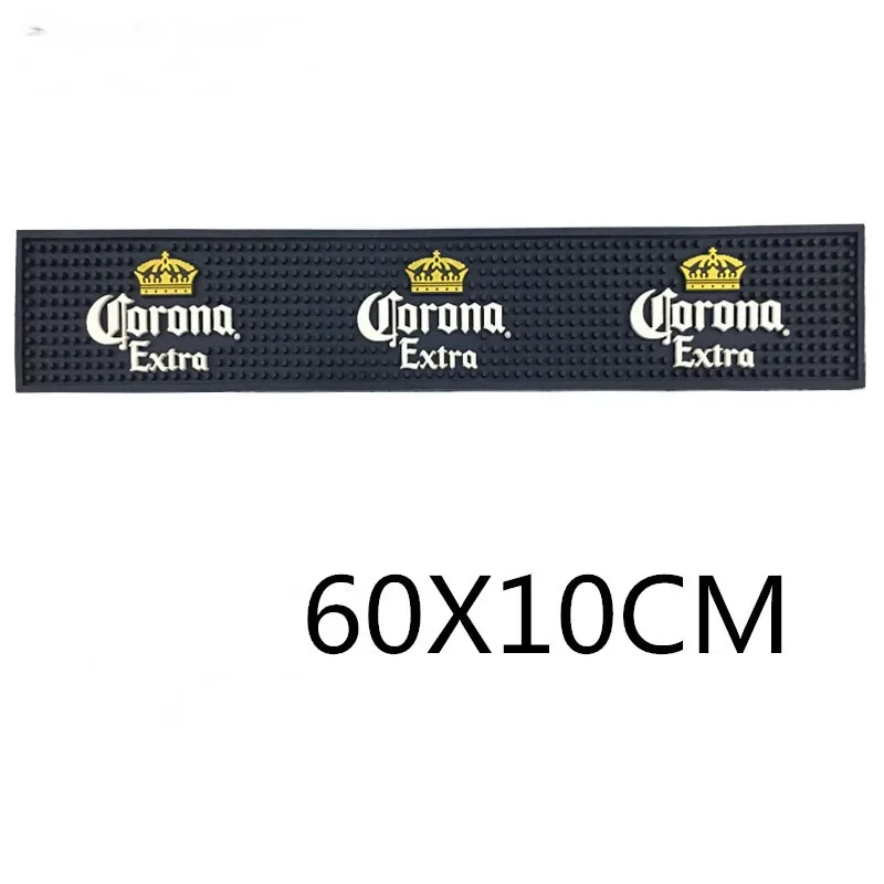Bar Mats 60*10cm Long Dark blu - Bar Mat Rubber ulasan dan harga
