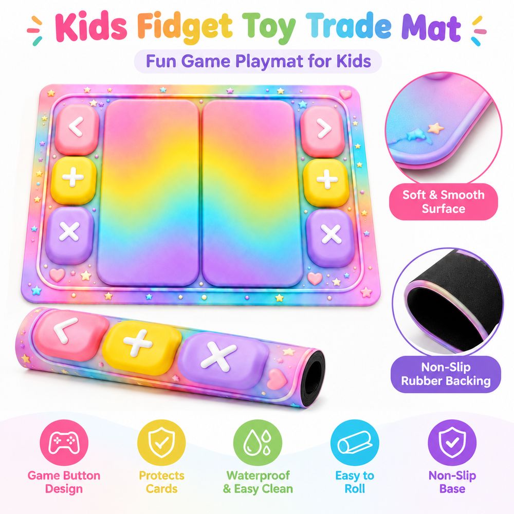 Rounded Buttons Fidget Trading - Bar Mat Rubber ulasan dan harga